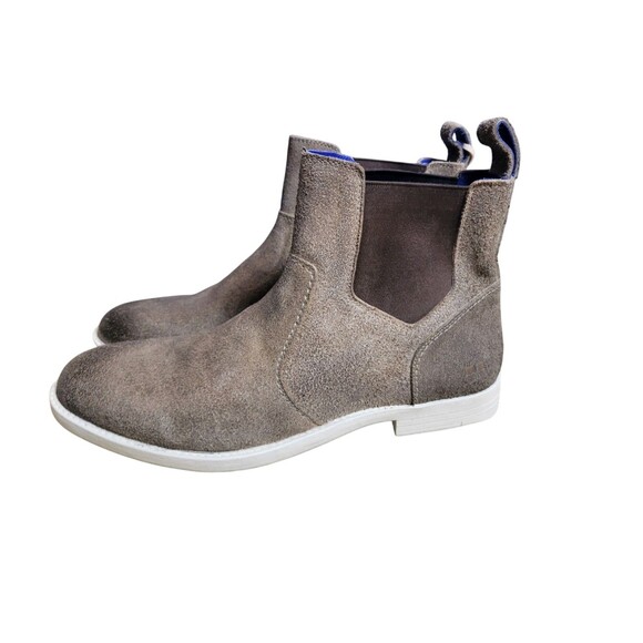 NWT Bed Stu Boots Mens Size 9.5 Taupe Suede Rustic Vasari Pull On Casual Ankle - Picture 2 of 10
